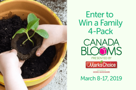 Win tickets to Canada Blooms