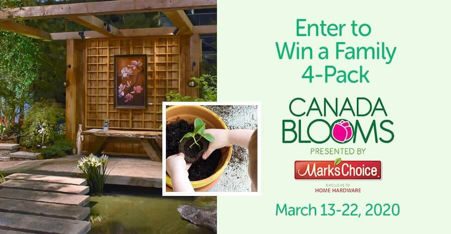 Win a Family 4-Pack to Canada Blooms