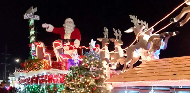 Aurora Under the Stars Santa Claus Parade