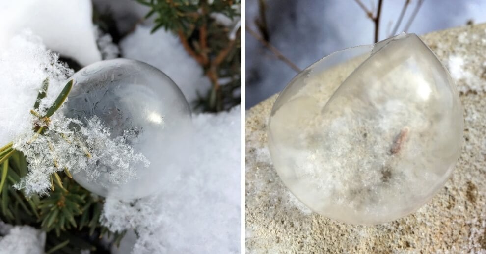 How to Make Frozen Bubbles