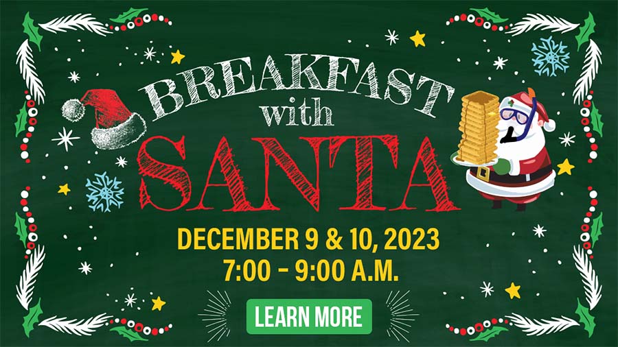 Breakfast with Santa at Ripley's Aquarium