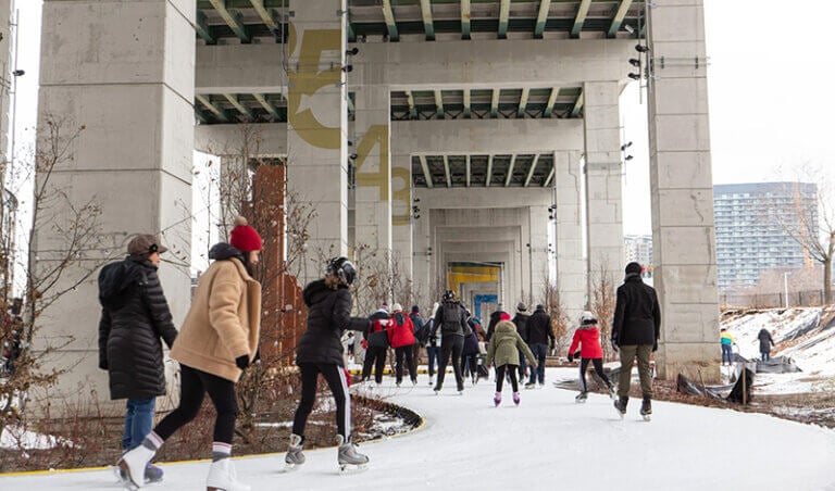 The Bentway Skate Trail
