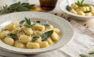 Gnocchi with Brown Butter Sage Sauce (1)