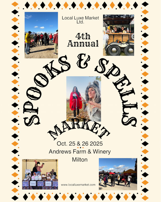 Halloween- Spooks & Spells Market 2025 Event Flyer