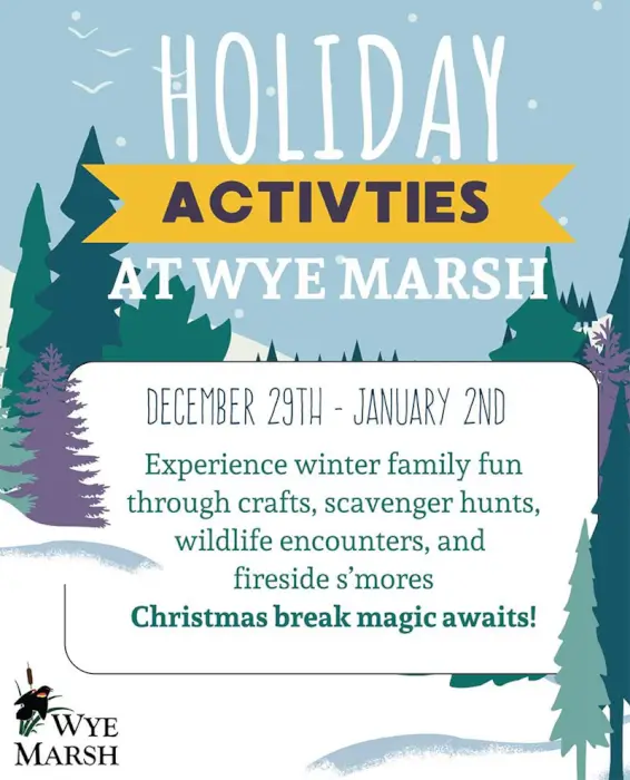 Holiday Activities at Wye Marsh