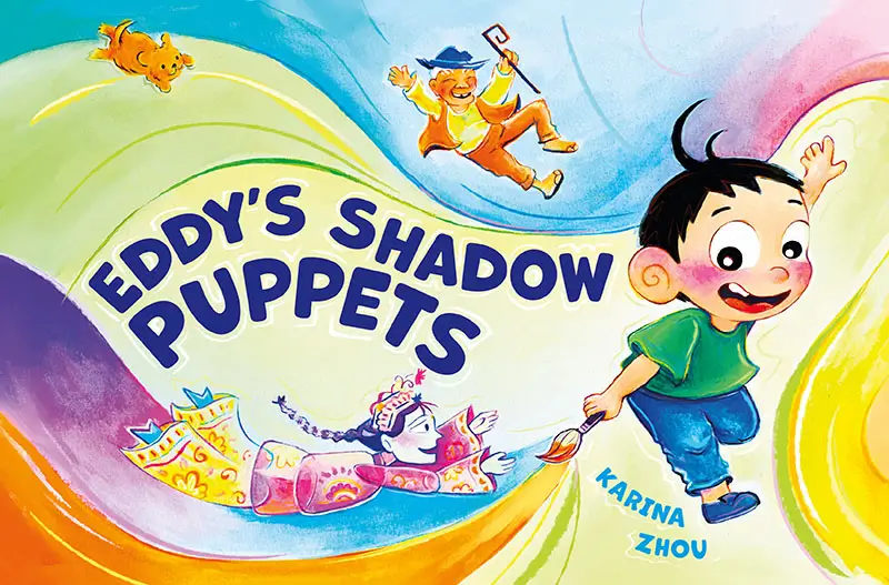 Eddy's Shadow Puppets Children's Book Cover
