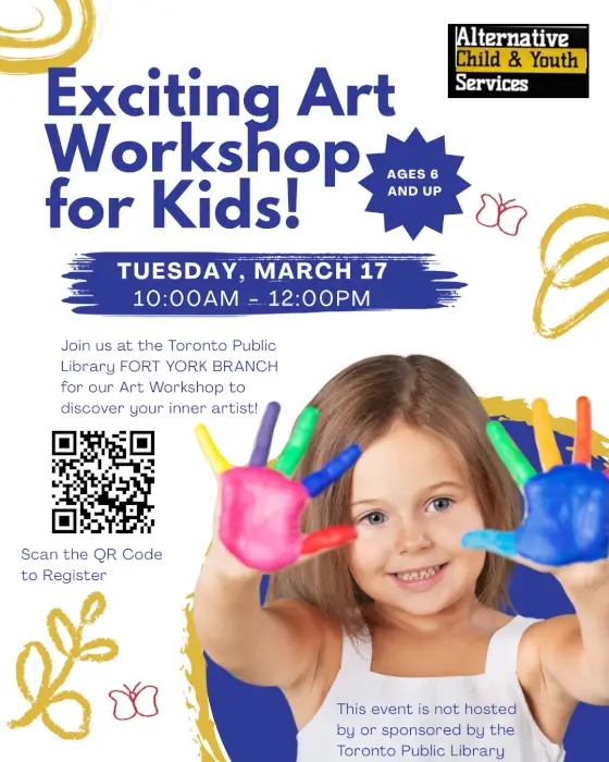 Colorful Kids Arts Class Workshop Instagram Post