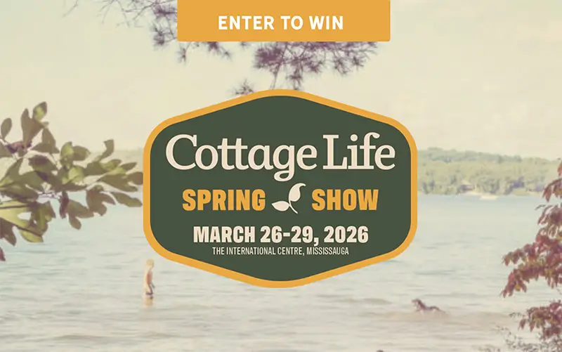 Win tickets to the cottage life show