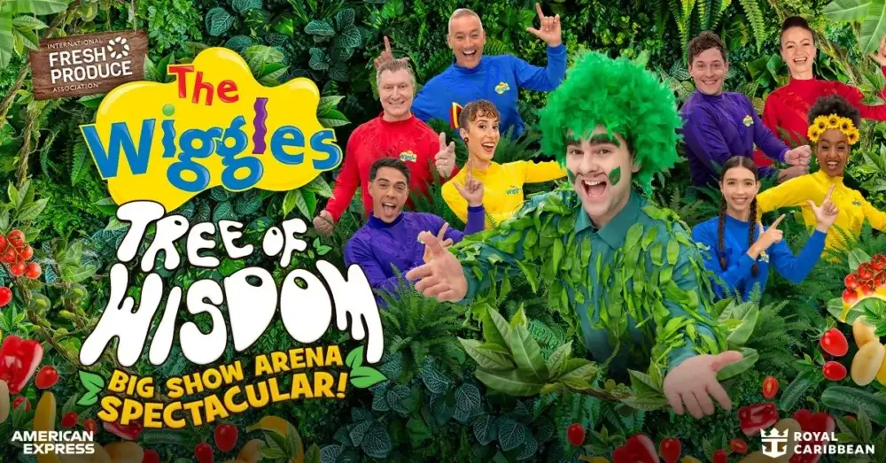 The Wiggles Tree of Wisdom Tour Graphic