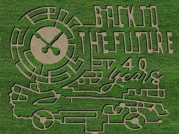 Downey's Back to the Future Corn Maze 2025