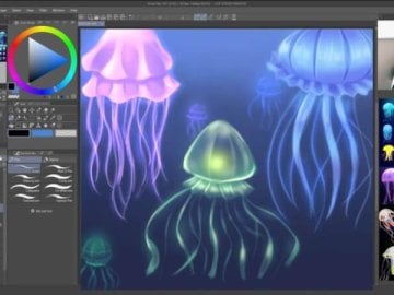 Glowing Jellyfish